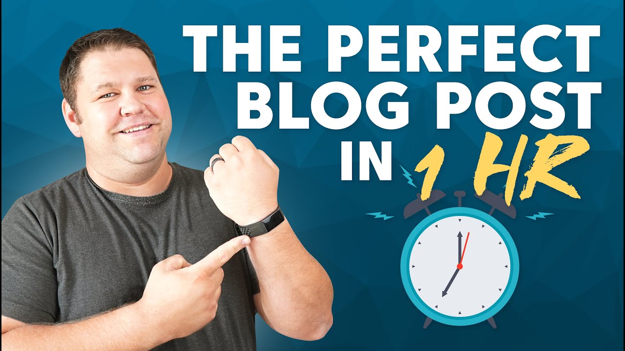 How to Write a Perfect Blog Post in One Hour