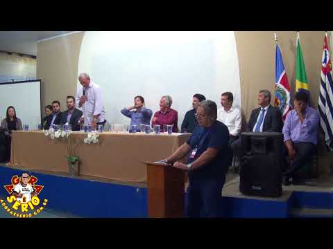 Prefeito Ayres Scorsatto com a Palavra na inauguração da Etec de Juquitiba