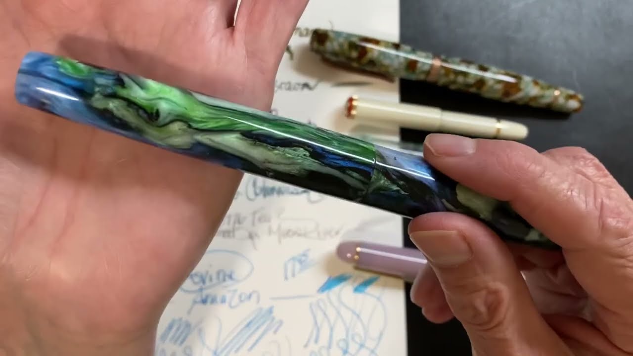 Top five fountain pens and ink pairings, for October!