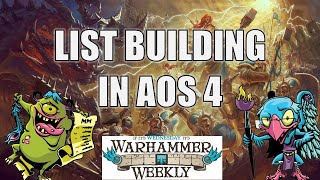 List Building in AoS 4.0 - Warhammer Weekly 02122025