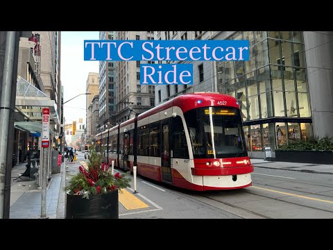 Toronto TTC 504B King Streetcar Ride - Broadview Station to King/Yonge 12/14/2024
