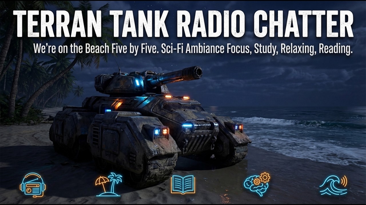 Terran Tank Radio Chatter | We're on the Beach Five by Five. Sci-Fi Ambiance