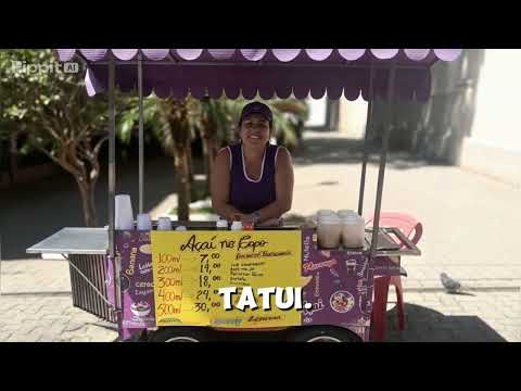 MARA AÇAÍ NA PRAÇA DA MATRIZ EM TATUÍ SP