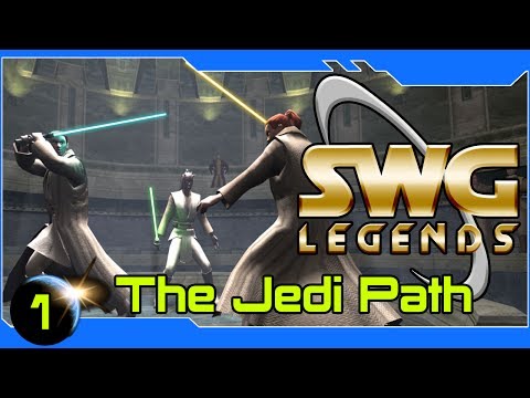 SWG Legends - The Jedi Path - Star Wars Galaxies Jedi Gameplay - Part 1