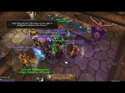 Aernath's recruiting the Lightforged Draenei for the Alliance