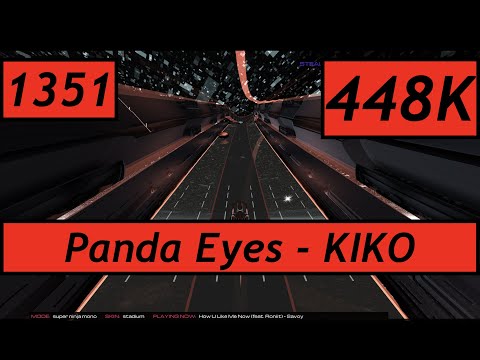 Audiosurf 2 Ep. 1351: Panda Eyes - KIKO. 448K score. Super Ninja Mono.