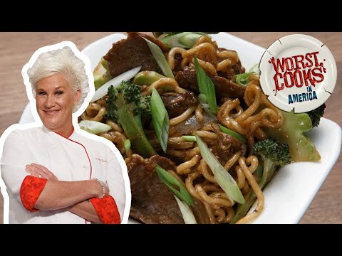Anne Burrell's Beef & Broccoli Stir-Fried Noodles |...