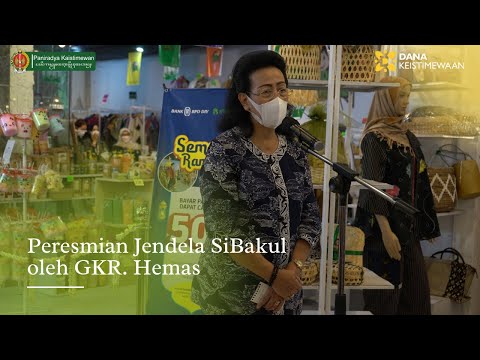 Peresmian Jendela SiBakul Oleh GKR. Hemas