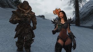 Skyrim mods Skaal Heavy Armor and Sofia