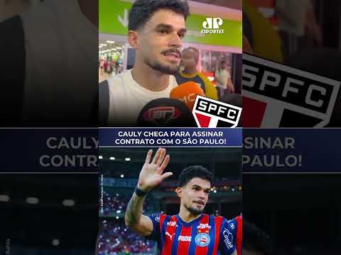 Cauly chega pra assinar como novo reforço do São Paulo #spfc #saoapaulofc #saopaulo