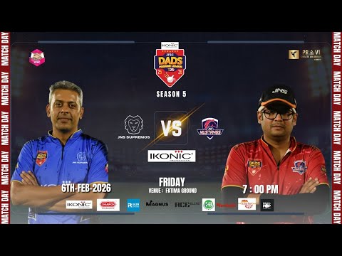JNS SUPREMOS VS JNS MUSTANGS | JFSC DADS PREMIER LEAGUE | SEASON 5