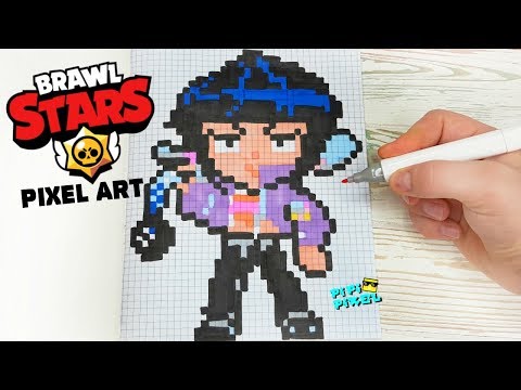 БИБИ -BRAWL STARS РИСУНКИ ПО КЛЕТОЧКАМ - PIXEL ART