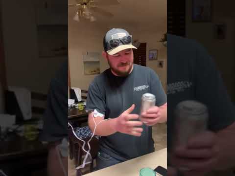 Guy Gets Muscle Stimulation And Drinks Beer During It - 1177297