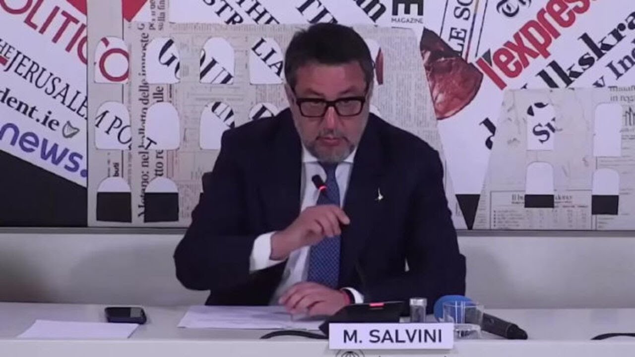 Salvini a stampa estera: Deroga a Patto stabilità Ue è il minimo di buonsenso