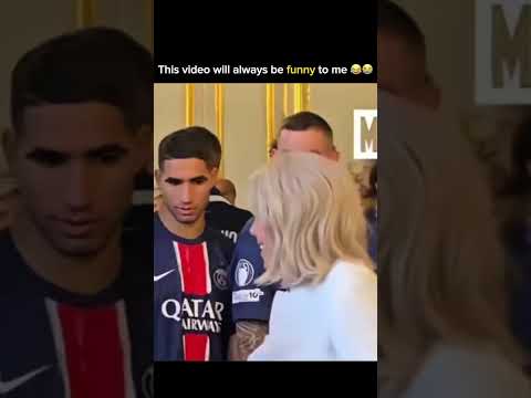 He knows something, but he can't prove it 😅 | #football #paris #psg #funny #france #shorts #macron