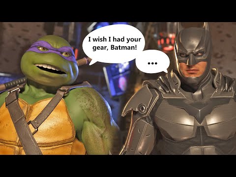 The Ninja Turtles Admire Superheroes