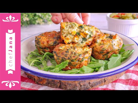 15-MINUTE GLUTEN-FREE CHEESE AND VEGGIE MUFFINS