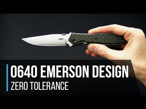 Zero Tolerance 0640BLK Limited Edition Black 20CV Carbon Zero Tolerance 0640BLK Limited Edition Black 20CV Carbon