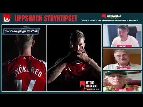 Uppsnack Stryktipset Söndag v33 » PL-COMEBACK » Tips & Förslag Weimer, Limpar & Bosse Petersson