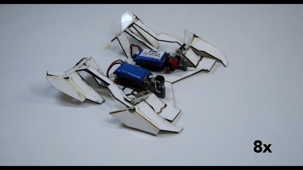 Self-folding robots - YouTube