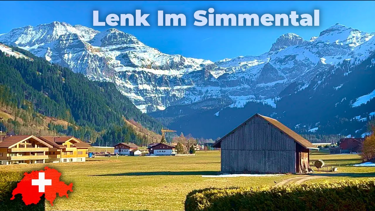 Lenk im Simmental Walking Tour — 4K