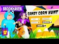 We found all the candy corn in Brookhaven! | Roblox Brookhaven Halloween Event 🎃