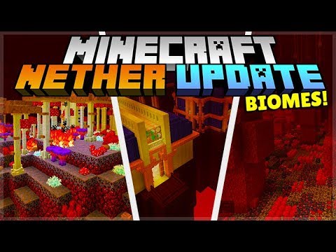 ECKOSOLDIER - Minecraft Nether Update 1.16 - NETHER Biomes Inspired By Community Mods?!?