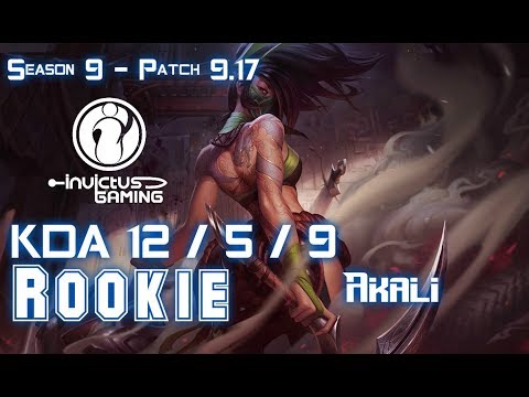IG Rookie AKALI vs JAYCE Mid - Patch 9.17 KR Ranked