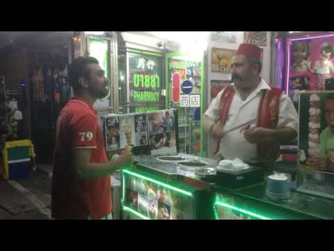 Turkish Ice Cream @ Pattaya, Thailand.