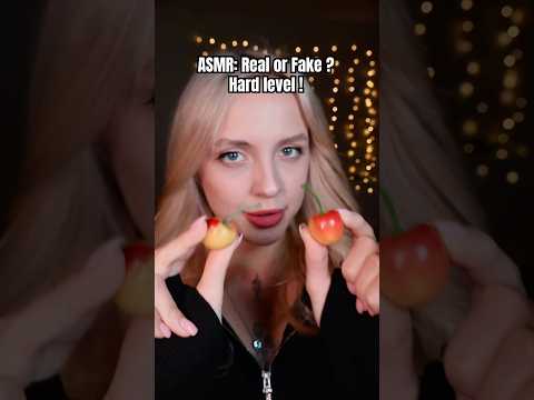 ASMR : REAL OR FAKE ? Hard Level 🔥 #asmr #shortsasmr #asmrvideo