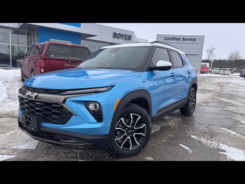 2026 Chevrolet TrailBlazer AWD 4dr ACTIV in Blue for sale at Boyer Chevrolet Lindsay Ltd. in Lindsay, ON