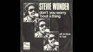 Stevie Wonder - Don&#39;t You Worry &#39;Bout a Thing (lyrics)