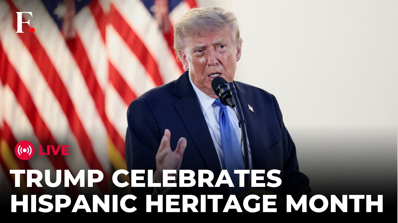 TRUMP LIVE: US President Trump Celebrates Hispanic Heritage Month at White House