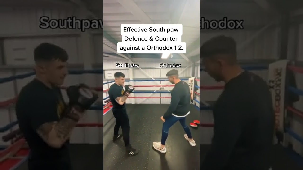 Boxing: Effective Southpaw Defence & Counter against a Orthodox 1-2!🥊🔥