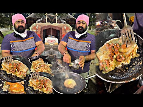सरदारजी की I Love You वाली😱 150 किस्म की ऑमलेट😳 Sardarji Omlette Wale | Delhi Street Food