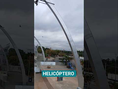 HELICÓPTERO DA PM DE SÃO PAULO DA RAZANTE NO ANHEMBI - Canal Bicho Esperto