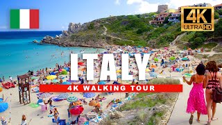 🇮🇹 Sardinia, Italy Walking Tour - Beautiful Streets and Beaches of Santa Teresa [4K HDR 60fps]