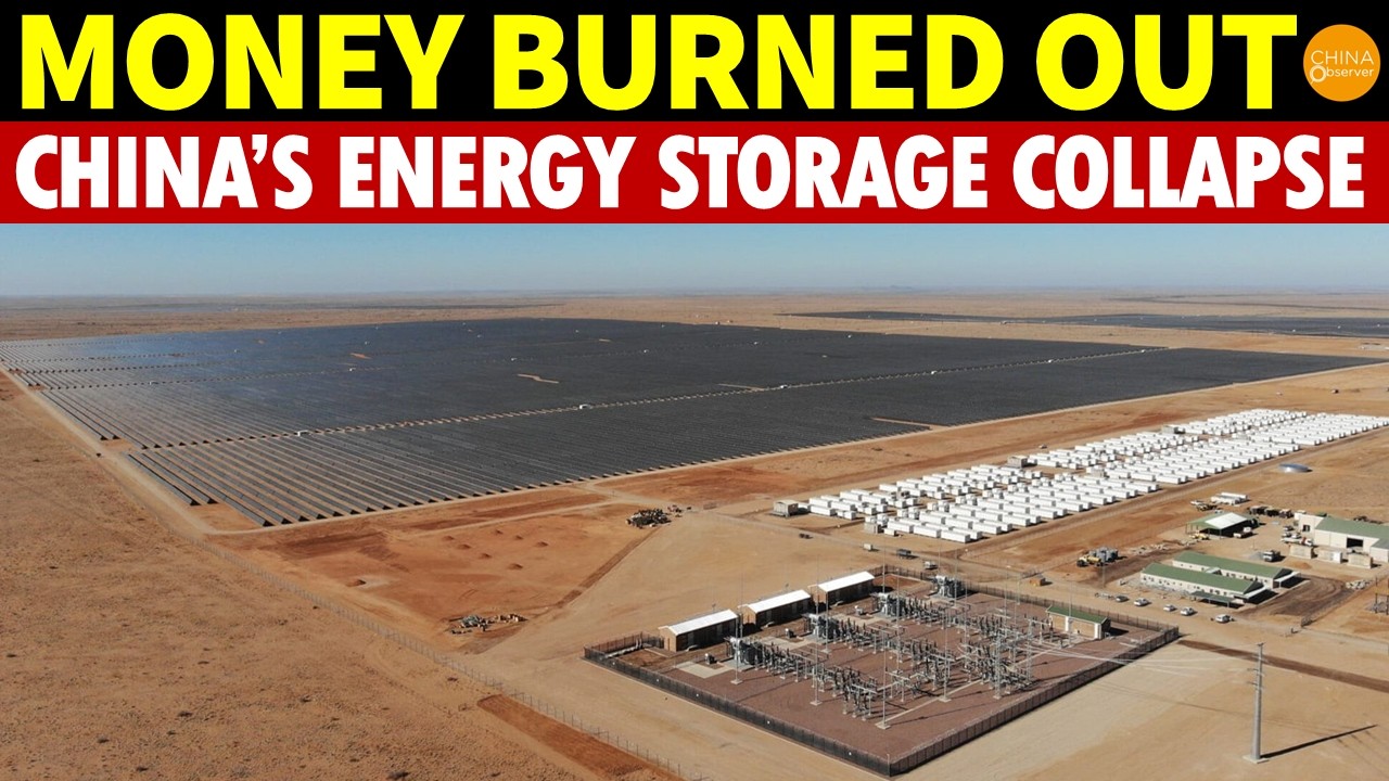 Money Burned Out, China’s Energy Storage Collapse: Crazy Expansion Suddenly Hits The Brakes
