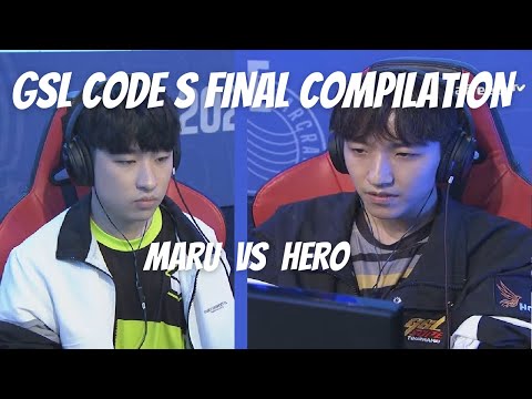 StarCraft II - GSL CODE S FINAL - herO vs. Maru (2022) Compilation