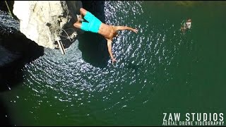 Epic Cliff Diving Adventure Drone 2015