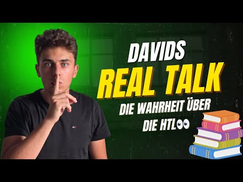DIE WAHRHEIT ÜBER DIE HTL🤫 I DAVIDS REAL TALK FOLGE 1 I