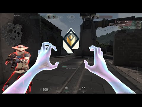 Clove ACE round in IMMORTAL (Without cuts) #valorant #valorantclips #streamer