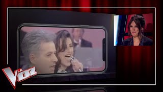 Laura Pausini recibe un mensaje sorpresa de su padre | Momentos | La Voz Antena 3 2020