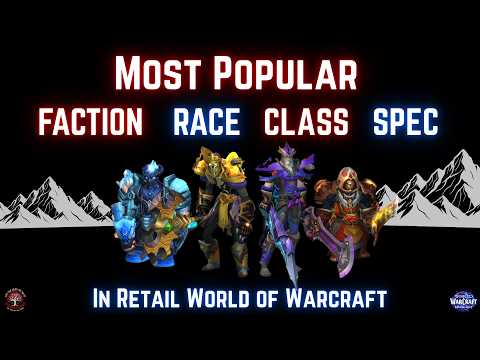The Most Popular Faction, Race, Class, and Specs Going Into Midnight....Statistically