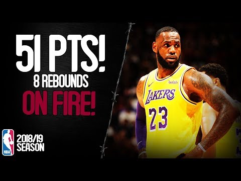 LeBron James UNREAL 51 Points at Miami Heat - Full Highlights 18/11/2018