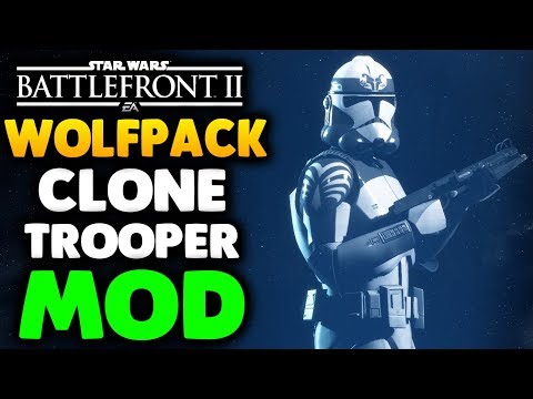 WOLFPACK CLONE TROOPERS MOD! - Star Wars Battlefront 2