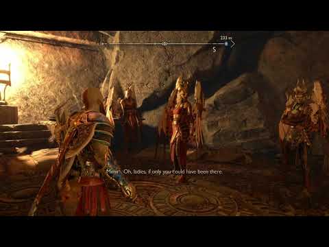 Talking to Sigrun after defeating Gna.