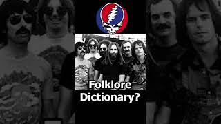 Did You Know The GRATEFUL DEAD... #gratefuldead #folklore #jerrygarcia #warlocks #shorts