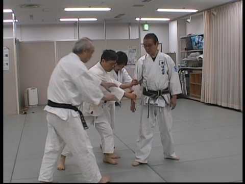 信武剛柔術　合気による腕３人崩し
