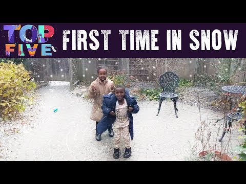 Top 5 FIRST TIME Seeing Snow Reactions